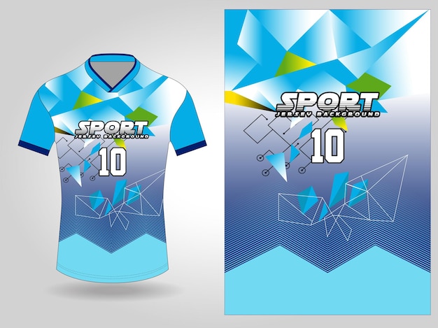 Sport jersey pattern design