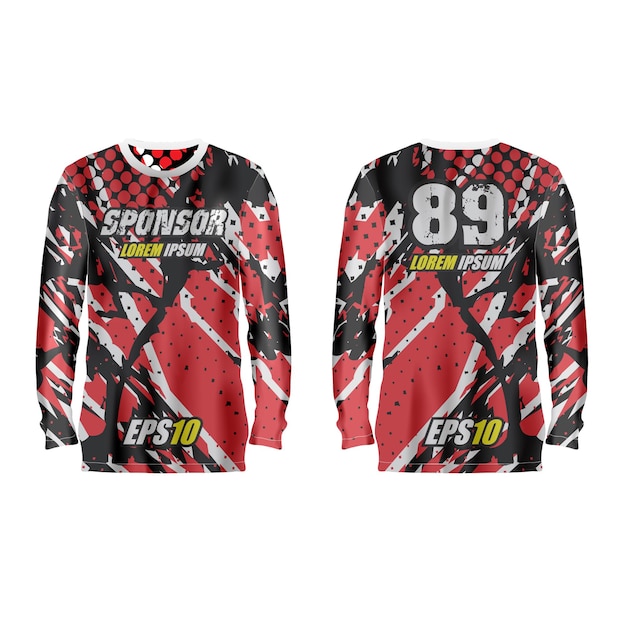 sport jersey set sjabloon