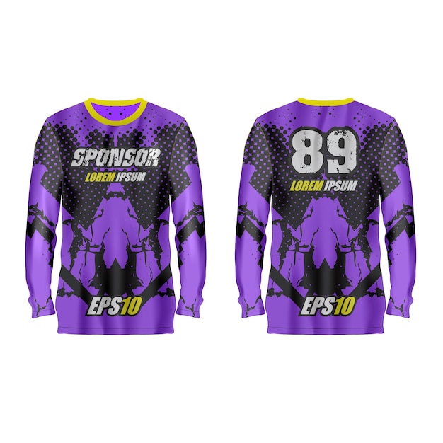 sport jersey set sjabloon