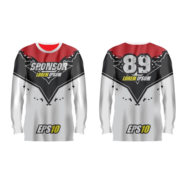 sport jersey set template