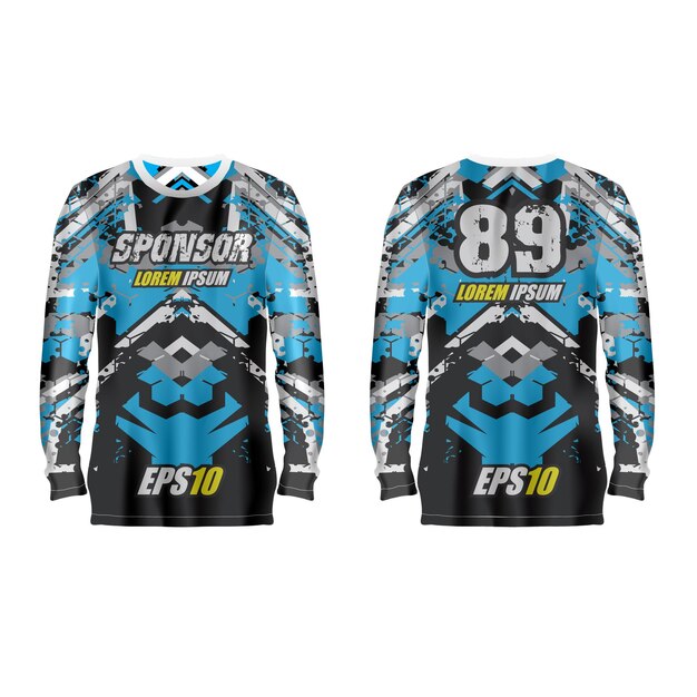 sport jersey set template