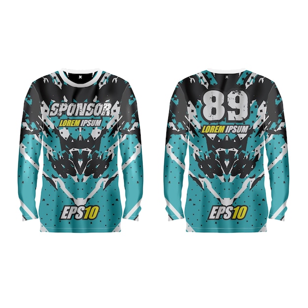 sport jersey set template