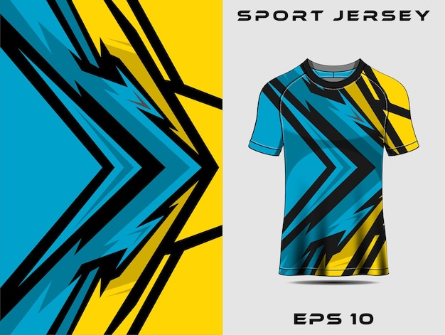 Sport jersey sjabloon race jersey ontwerp voetbal jersey