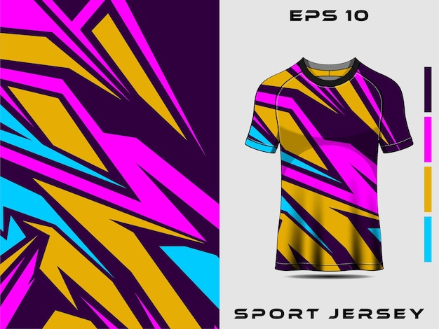 Sport jersey sjabloon race jersey ontwerp voetbal jersey