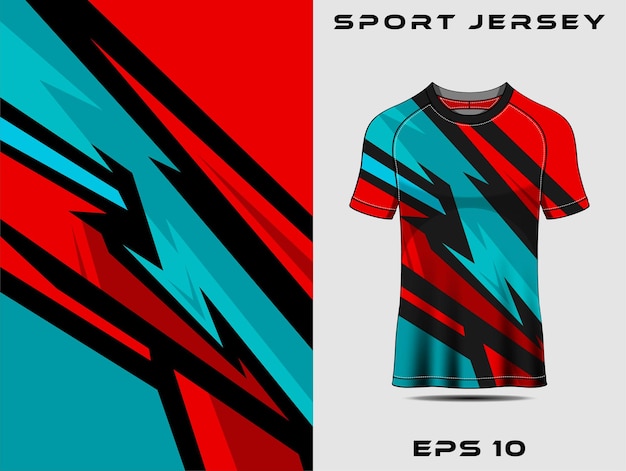 Sport jersey sjabloon race jersey ontwerp voetbal jersey