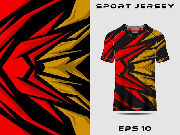 Sport jersey sjabloon race jersey ontwerp voetbal jersey