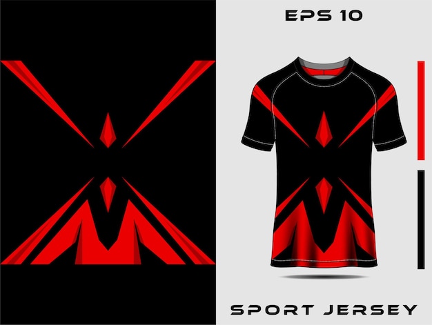 Sport jersey sjabloon race jersey ontwerp voetbal jersey