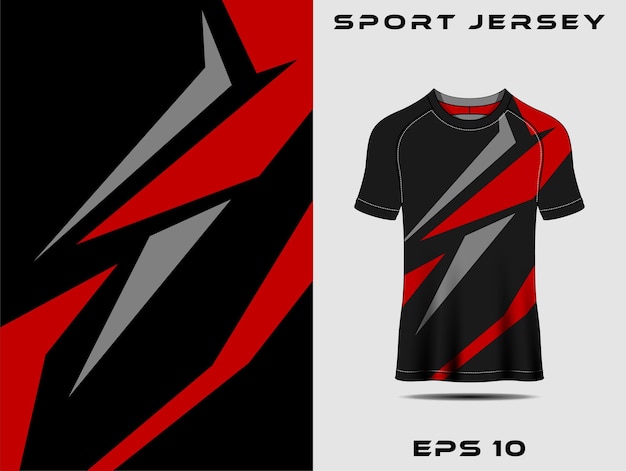 Sport jersey sjabloon race jersey ontwerp voetbal jersey