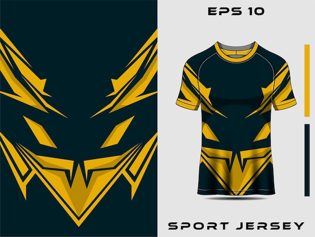 Sport jersey sjabloon race jersey ontwerp voetbal jersey