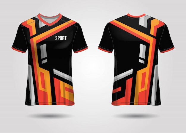 Sport Jersey sjabloonontwerp