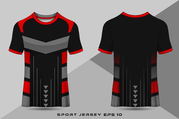 Sport jersey template design