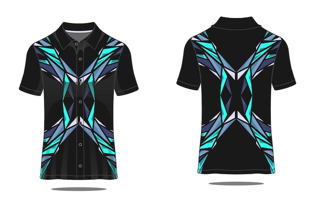 Vector sport jersey template tosca