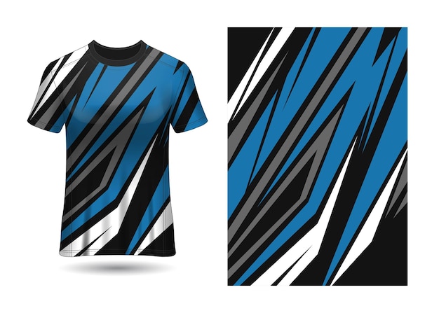 Sport jersey textuur racing ontwerp voor racen gaming motorcross fietsen vector