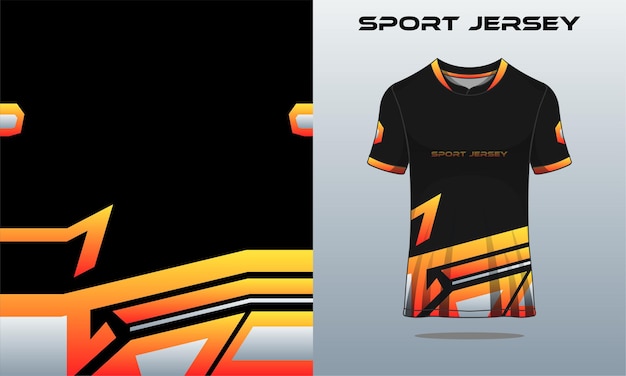 sport jesey uniform oranje gradatie en grijze gradatie