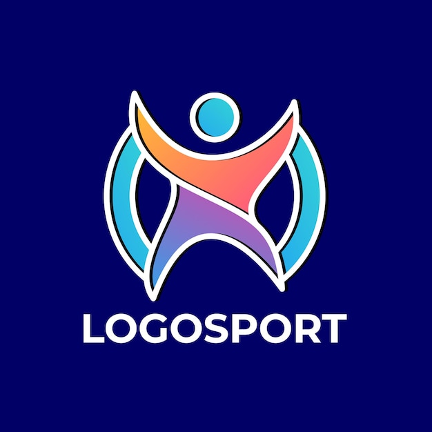 Sport logo colorful design