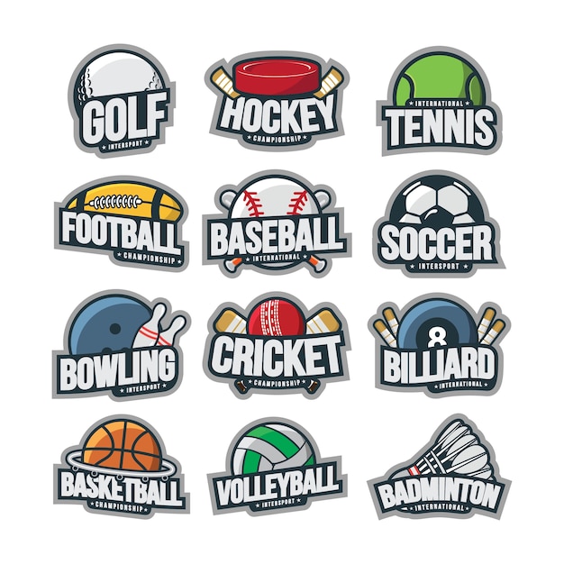 Sport logo illustration vector