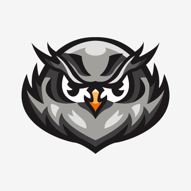 Sport logo mascotte illustrazione di owl