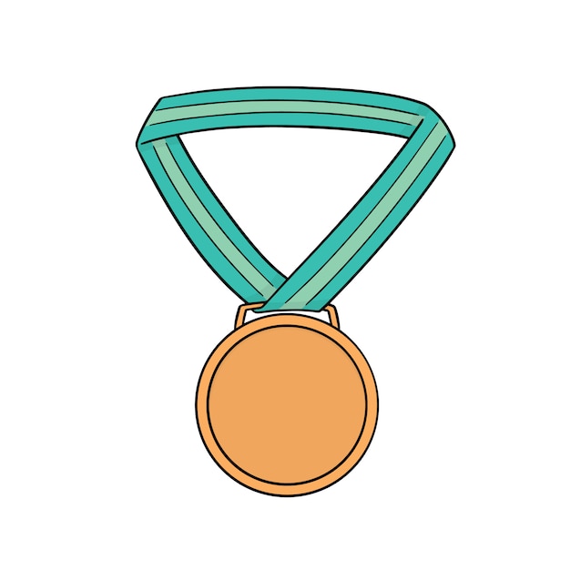 Vector sport medal