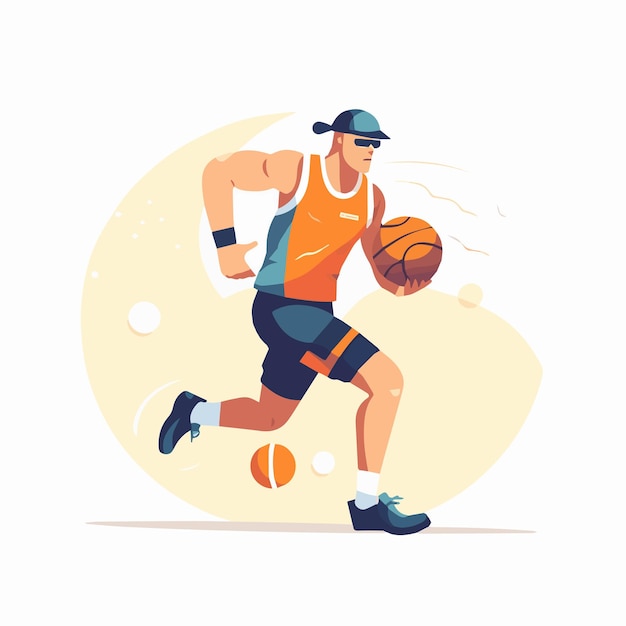 Sport people flat icons set with men and women cycling playing football and tennis isolated vector illustration