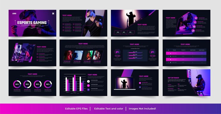Vector sport powerpoint presentation template