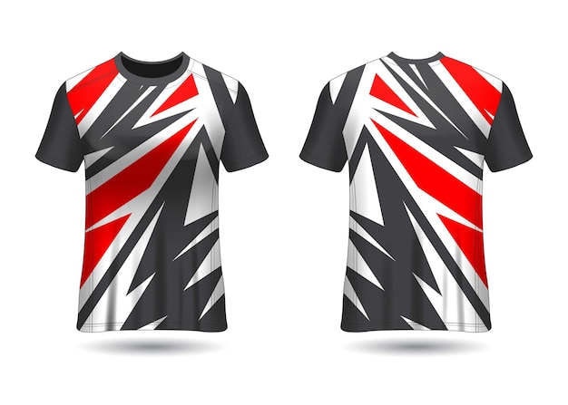 Sport racing jersey ontwerp vector sjabloon