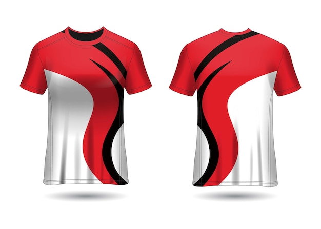 Sport racing jersey ontwerp vector sjabloon