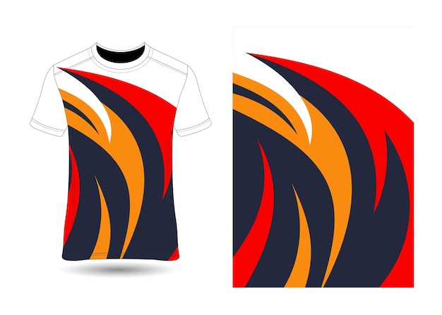 Vector sport racing texture background with tshirt sport design vector