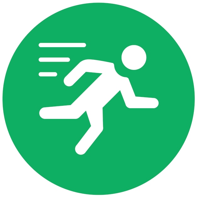 Sport run Vector Icon Design Illustratie