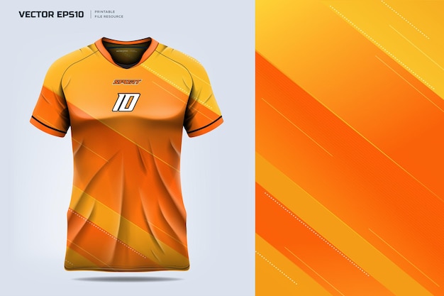 Sport shirt apparel design Soccer jersey mockup and design for sport uniform