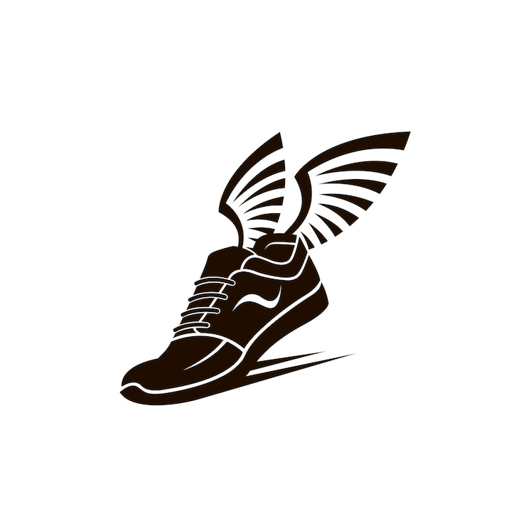 Vector sport shoes icon