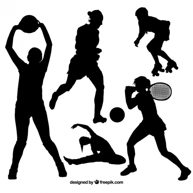 Vector sport silhouettes pack 