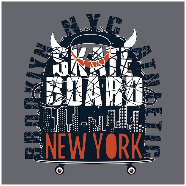 Vector sport skate typography for print perfect for t-shirts design clothing hoodies etc