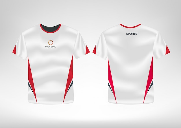 Modello di design t-shirt sportiva