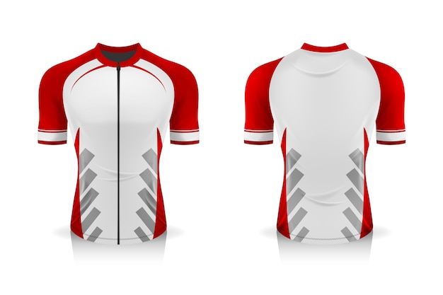 Sport t-shirt met ronde hals voor fietskleding.