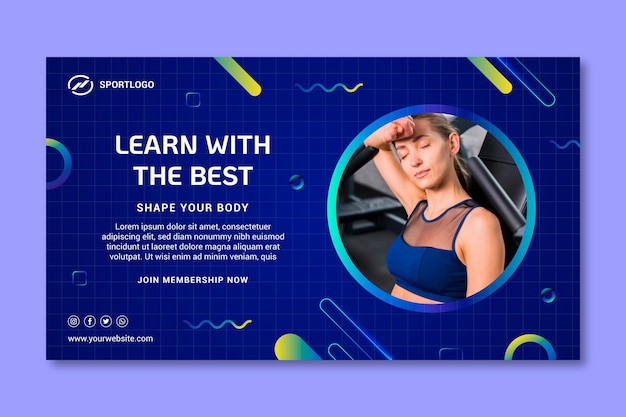 sport and tech banner
