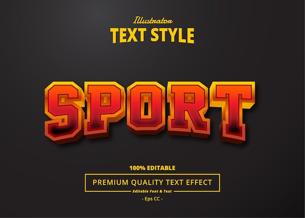 Sport Text Effect