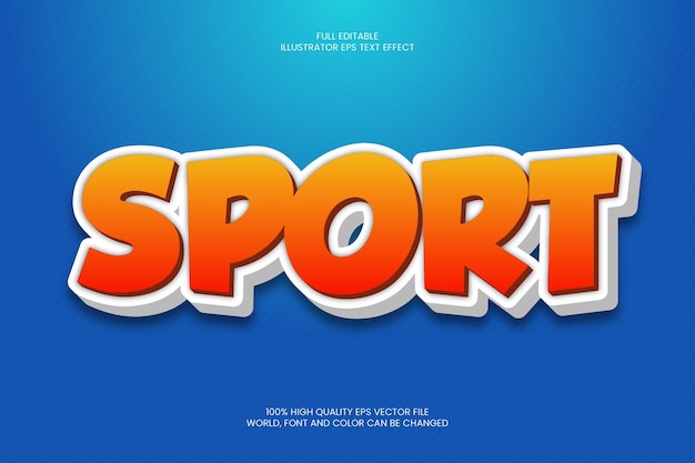 Sport Text Effect