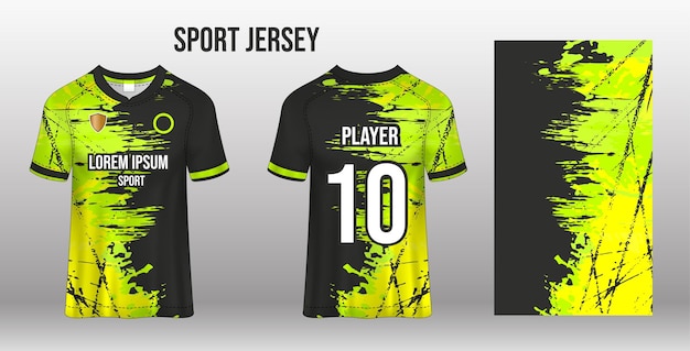 Vector sport trui ontwerp stof textiel sjabloon