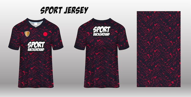 Vector sport trui ontwerp stof textiel sjabloon