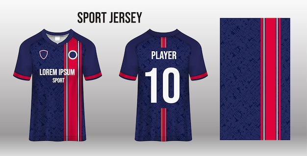 Sport trui ontwerp stof textiel sjabloon