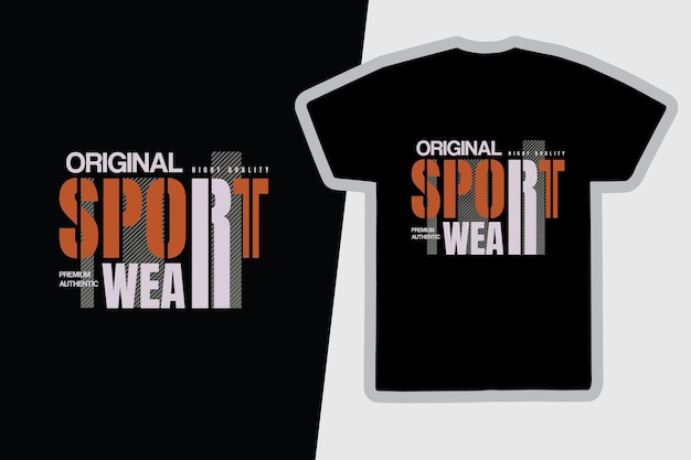 Vector sport tshirt and apparel design