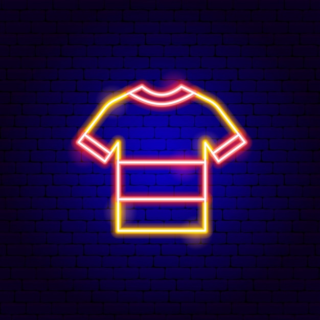 Sport TShirt Neon Sign