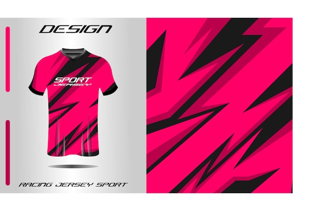 Sport tshirt ontwerp voor jersey racen fietsen voetbal game motorcross jersey rode kleur