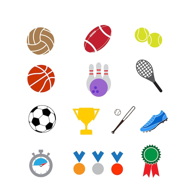 sport vector set collectie vector illustratie