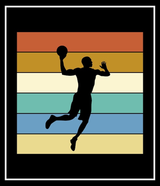 sport vintage kleurenplaat