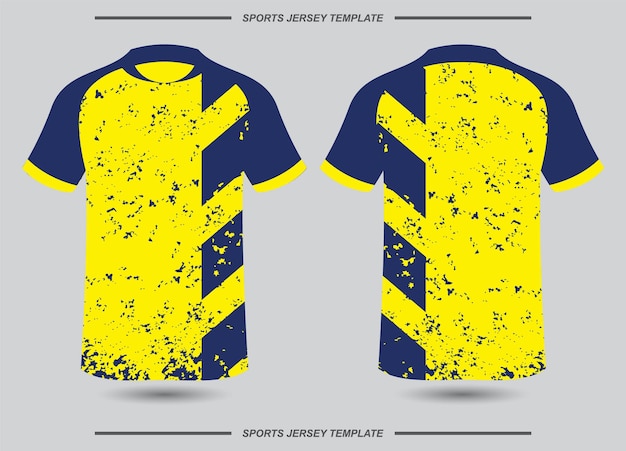 Sport voetbalshirt voetbalshirt ontwerp