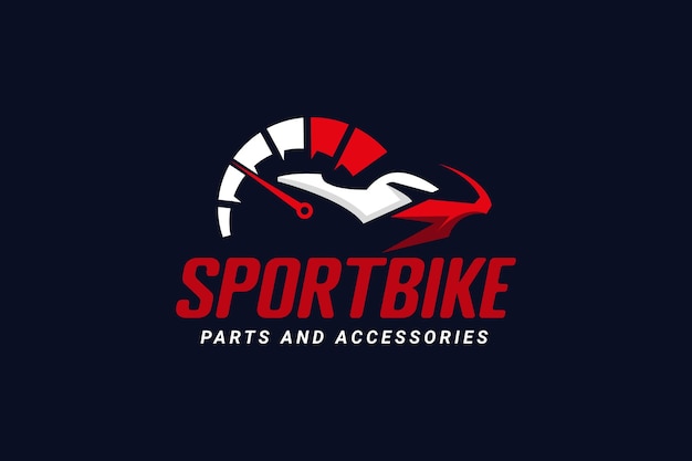 sportbike logo vector pictogram illustratie