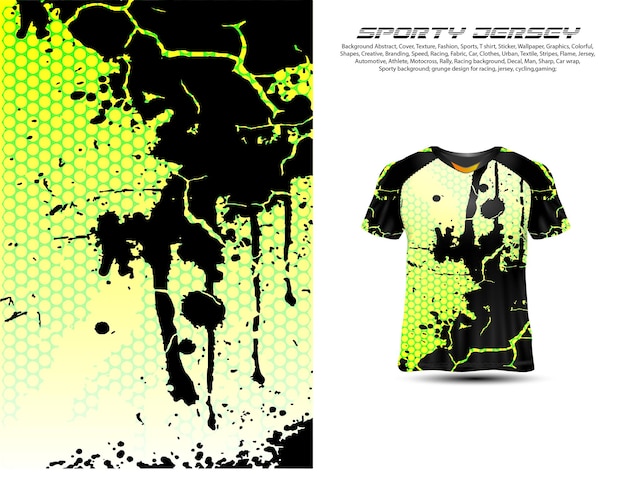 Sportief Jersey Extreem lange mouw Grunge 226