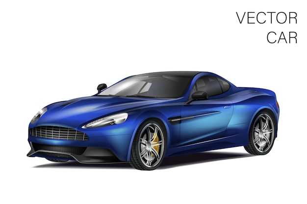 Vector sporting car illustration