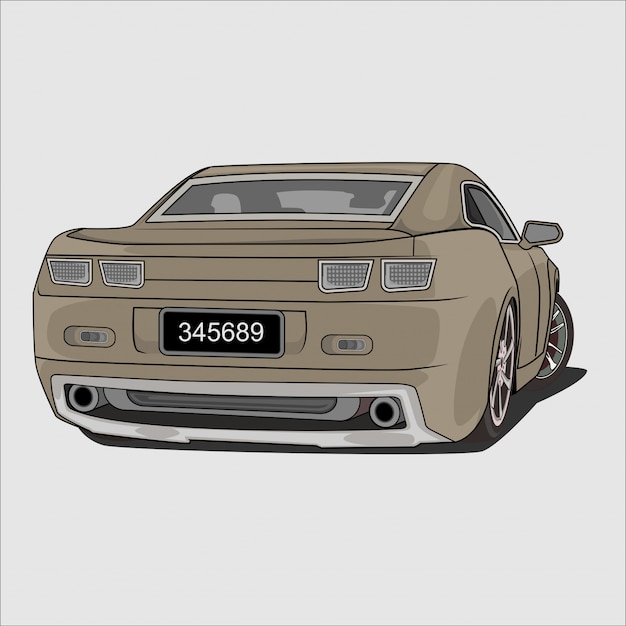 Sporting car illustration